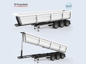 damperli kamyon tanıtım videosu 3d yazdır model in otomotiv 3dexport taşıma kütükler ağaç tekerlek araç araba otomobil kalıp çiftlik makine dev tamiya randon 3d print model - Mito3D