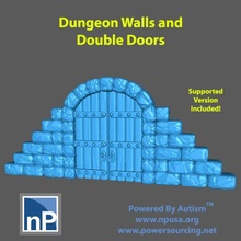 dungeon doorway free dungeons dragons mimic wall door creature monster polymorph shape shifter 3d print model - Mito3D
