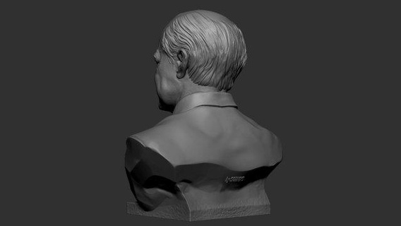 dwight eisenhower man president body sculptures character franklin franklinroosevelt grant bust printable 3d usa politic wwii war art human miniatures 3d print model - Mito3D