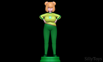 e9 Yolkian Outfit Walküre Fahrt Meerjungfrau Anime Außerirdischer Jimmy Neutron weiblich Frau 3d print model - Mito3D