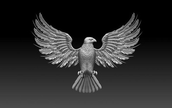 eagle falcon bird hawk eagle print statue sculpture miniatures art sculptures