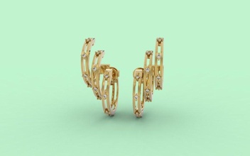 kulak manşet 406 takı mücevherler kulaklık küpe Joya joias3d jewelry3d earring3d mücevher elmas yazdırılabilir moda earrings3d küpeler parlak Güzeli yüzükler 3d print model - Mito3D