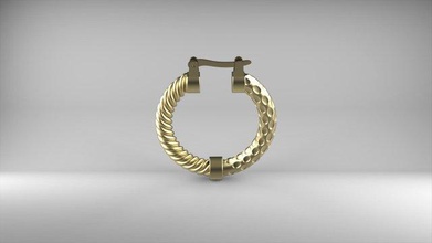 earring earrings 3d print model - Mito3D