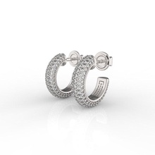 arete 301 joyería joya compromiso quilate lujo precioso brillante aretes Moda belleza diamante anillo pulsera imprimible Diamante vestir platino 3d print model - Mito3D