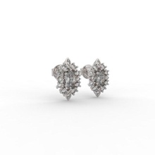 boucle d'oreille 368 bijoux boucles d'oreilles bijou diamant 3dm mode brillant imprimable beauté argent or bracelet bague rubis 3d print model - Mito3D