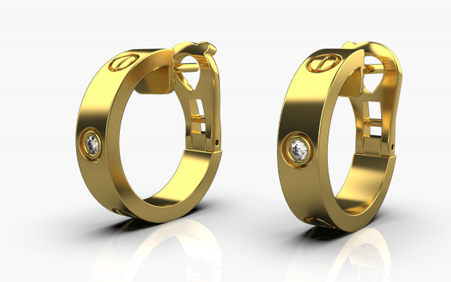 küpe aşk 3d yazdır model in 3dexport elmas yazdırılabilir mücevher düğün takı altın yüzük lüks çemberler kolye değerli platin nişan 3d print model - Mito3D