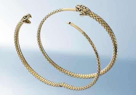 brincos serpente ouroboros cobras infinidade símbolo aro natureza joalheria jóias ouro prata moda junta cobra escalas anel réptil animal 3d print model - Mito3D