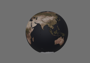 terra 3d modello in pianeti 3dexport paesaggio montagna terreno deserto carta geografica pianeta sbarcare luna collina natura heightmap ambiente foresta cespuglio oceano acqua mare 3d print model - Mito3D