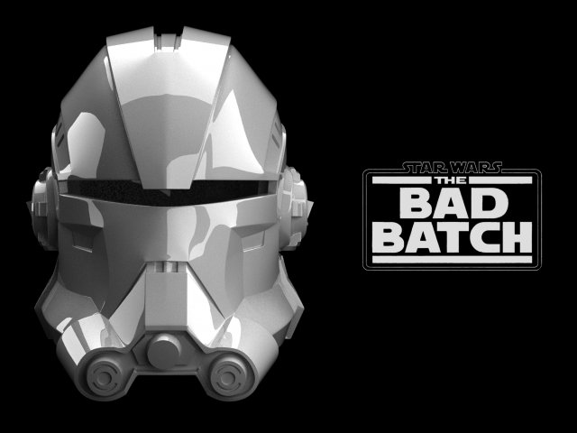 echo helmet bad batch 3d print model in toys 3dexport star wars starwars clone 3D print model - Mito3D