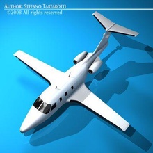eclipse jet 3d model in commercial 3dexport light executive airplane private aircraft taxi plane 500 business biz 3d print model - Mito3D