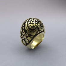 egg golden jewelery jewelry ring rings wristband 3d print model - Mito3D