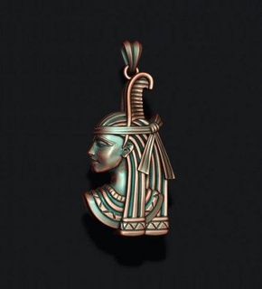 egípcio deusa medida pingente pingentes antigo divindade aproveitar Egito natureza colar joalheria isis Deus faraó símbolo história Antiguidade esfinge tutankhamon ra 3d print model - Mito3D