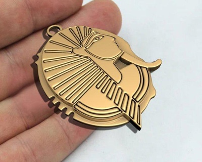 Mısırlı motifler kral Antik kolye takı gümüş firavunlara ait Mısır 3dsmax mücevher yazdırılabilir kolyeler döküm yazıtlar Anubis sembol egyprion symbol 3d print model - Mito3D