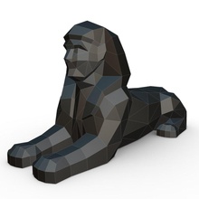 ägyptisch sphinx 3d drucken modell monster kreaturen 3dexport ägypten bereit druckbar kreatur humanoid löwe tier statue pharaon kopf charakter fantasie 3d print model - Mito3D