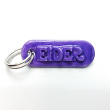 eider 3d keychain print model in keychains 3dexport key personalized names 3dprint customizable 3d print model - Mito3D