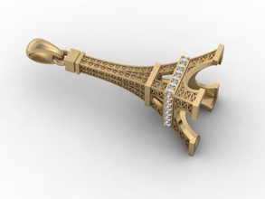 eyfel kule kolye 3d yazdır model in 3dexport antik mimari eyfel kulesi avrupa fransa fransızca tarihi mücevher takı anıt paris yapı tur 3d print model - Mito3D
