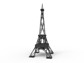 la torre eiffel de arquitectura francia el monumento 3d print model - Mito3D