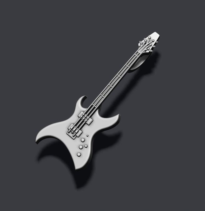 electric guitar pendant 3d print model in pendants 3dexport gibson flying standart faded musical music acoustic sound rock jewelry silver gold jackson randy rhoads rr5 seymour fender stratocaster 3D print model - Mito3D