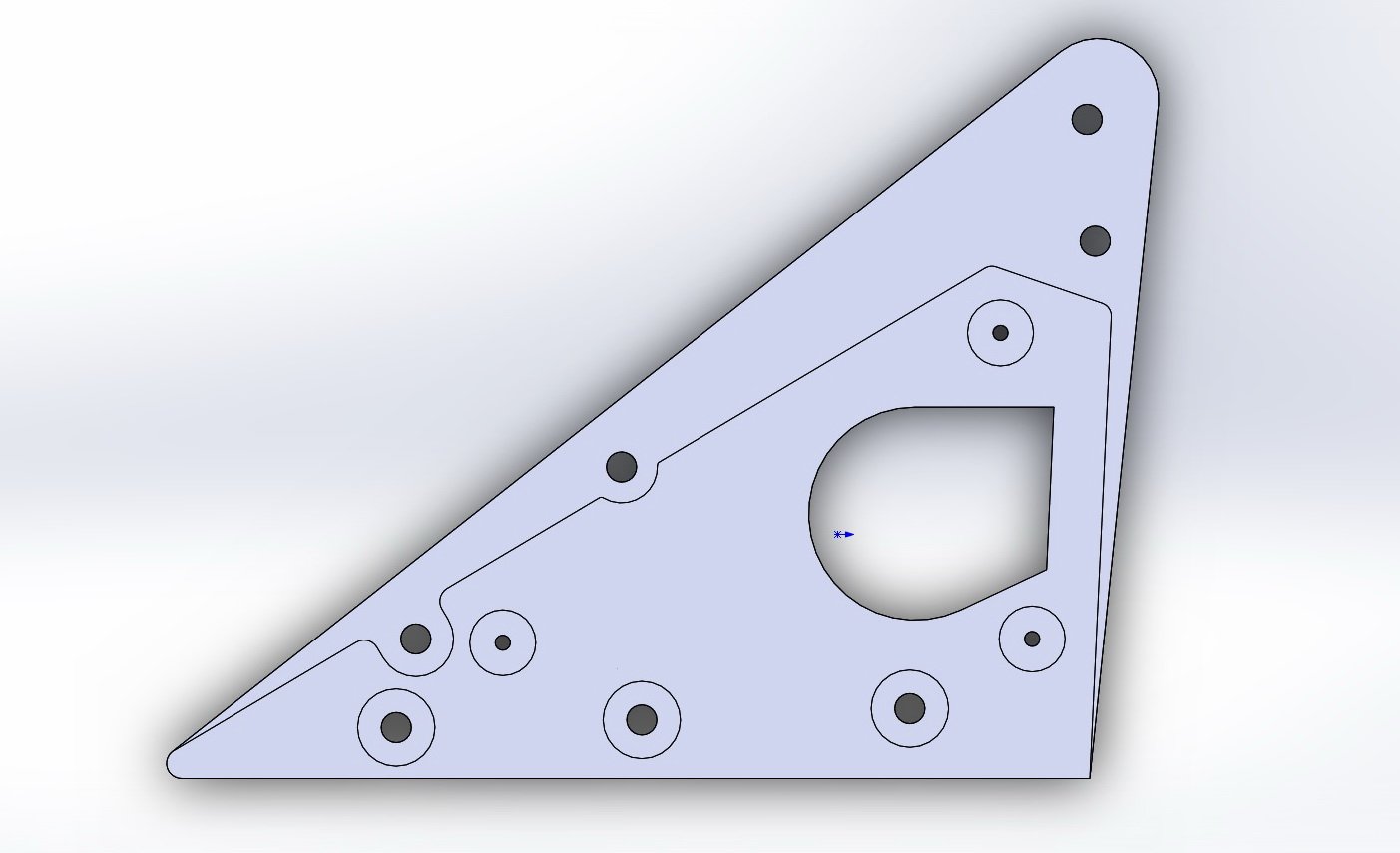 elemento of fixação visão traseira espelho carro vaz 2106 3d impressão modelo in 3dexport obrigatório monte 3D print model - Mito3D