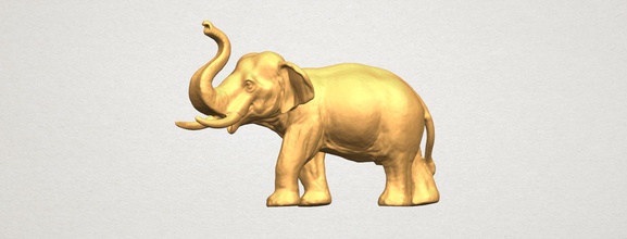 elephant 06 car chair tree table sofa character game exterior human interior people girl house miniatures figurines sculpture animal zoo mammal dog 3d print model - Mito3D