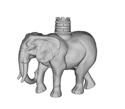 éléphant 3d stl l'éléphant 3d print model - Mito3D