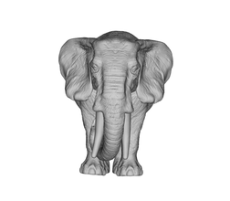 elefante 3d stl impressão modelo in escultura 3dexport 3d print model - Mito3D