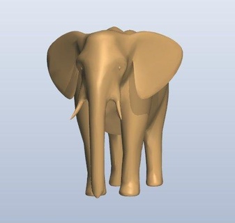 elefante animais animal stl stlmodel 3d print model - Mito3D