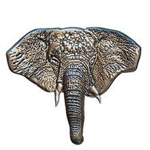 elephant pendant 3d print model in pendants 3dexport jewellery jewelry elefant nature animal africa 3d print model - Mito3D