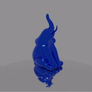 elefante escultura apoia necessário 3d impressão modelo animal sentado natureza suporte brinquedo decoração fácil 3d print model - Mito3D