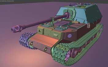 elefante tanques el los 3d de la impresora 3d print model - Mito3D