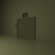 elevator scene 3d model in door 3dexport elevatorscene animated animatedelevator 3d print model - Mito3D