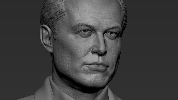 elon musk man reeve foundation tesla founder business magnate investor engineer spacex owner philanthropic usa american bust printable 3dprint 3dmodels 3d print model - Mito3D