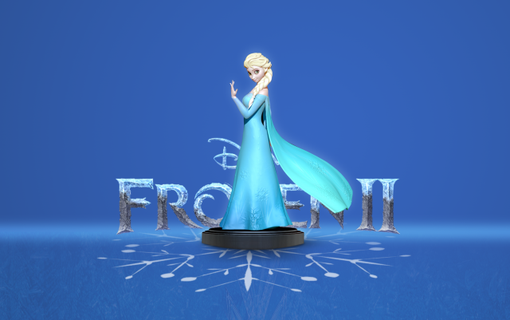 Elsa dondurulmuş hayran Sanat heykel filmler Disney film animasyon dijital karikatür sanat eseri sanatçı prenses oyunlar oyuncaklar oyuncak 3d print model - Mito3D