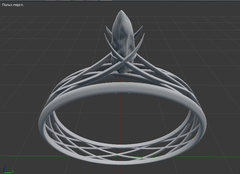 elven ring ring- 3D print model - Mito3D