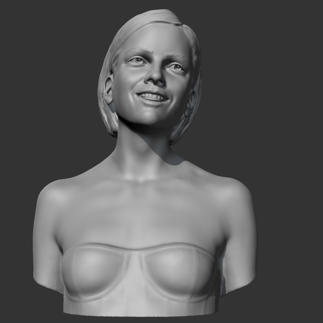 emma watson 3d impressão modelo in escultura 3dexport personagem humano cabeça retrato fracasso mulher fêmea cara presidente menina fofa homem atriz 3D print model - Mito3D