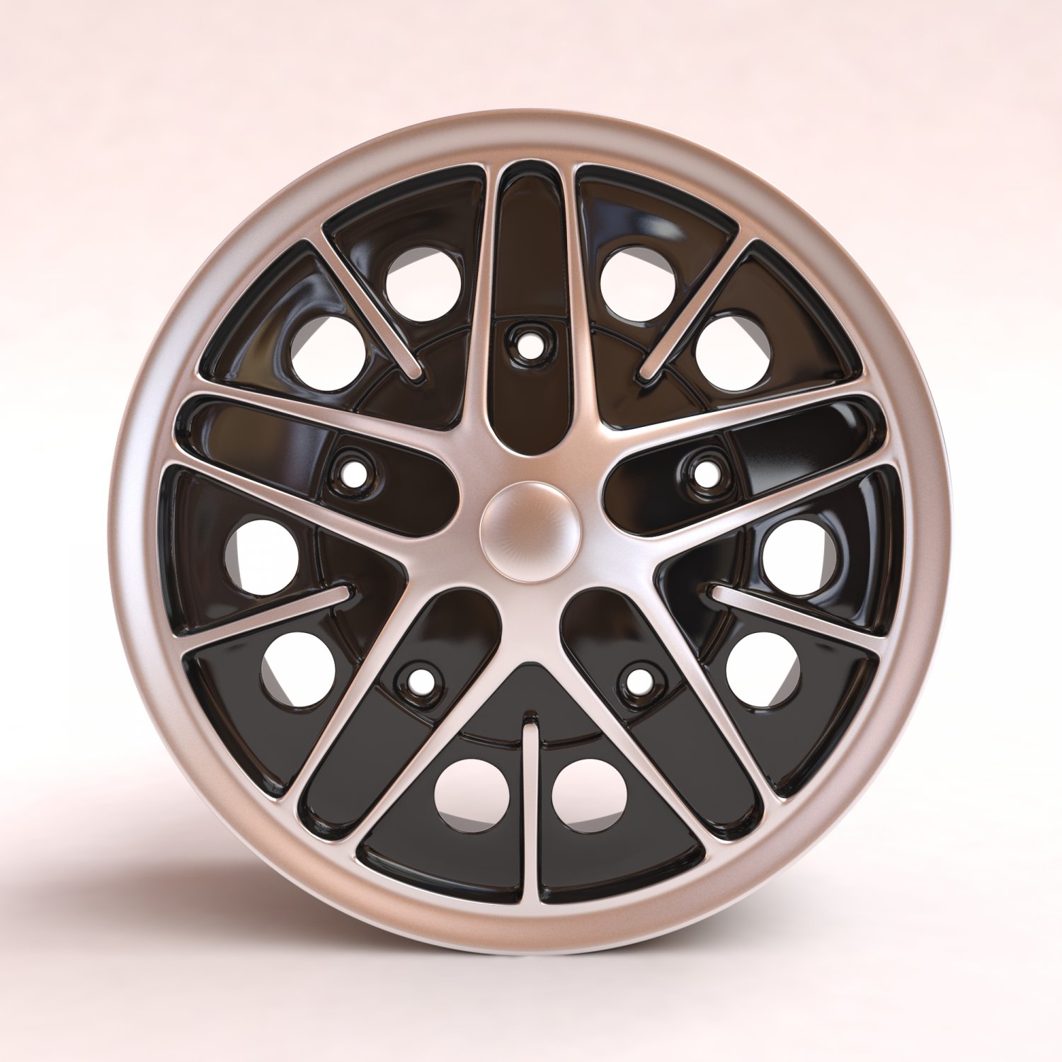 empi cosmico vw cerchio stampabile 3d stampa modello in settore automobilistico 3dexport volkswagen ruota disco scarabeo fai passatempo 3dprint vintage retrò 3D print model - Mito3D