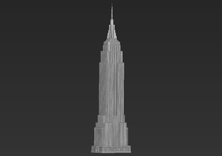 imperio edificio 3d impresión listo stl obj formatos modelo in arquitectura 3dexport york famoso taj mahal eiffel torre estados unidos 3d print model - Mito3D