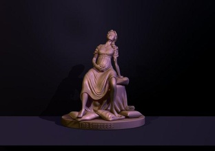 imparatoriçe kıdemli tarot arcana 3d yazdır model in figürinler 3dexport qween kadın taç taro doğurganlık bolluk uyum istikrar refah annelik gebelik heykelcik stl 3dprinting 3d print model - Mito3D