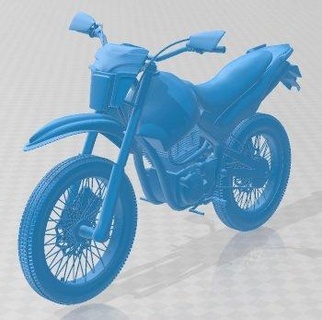 enduro moto printable automotive motorbike hobby micro scale bike motorcycle 3d print model - Mito3D