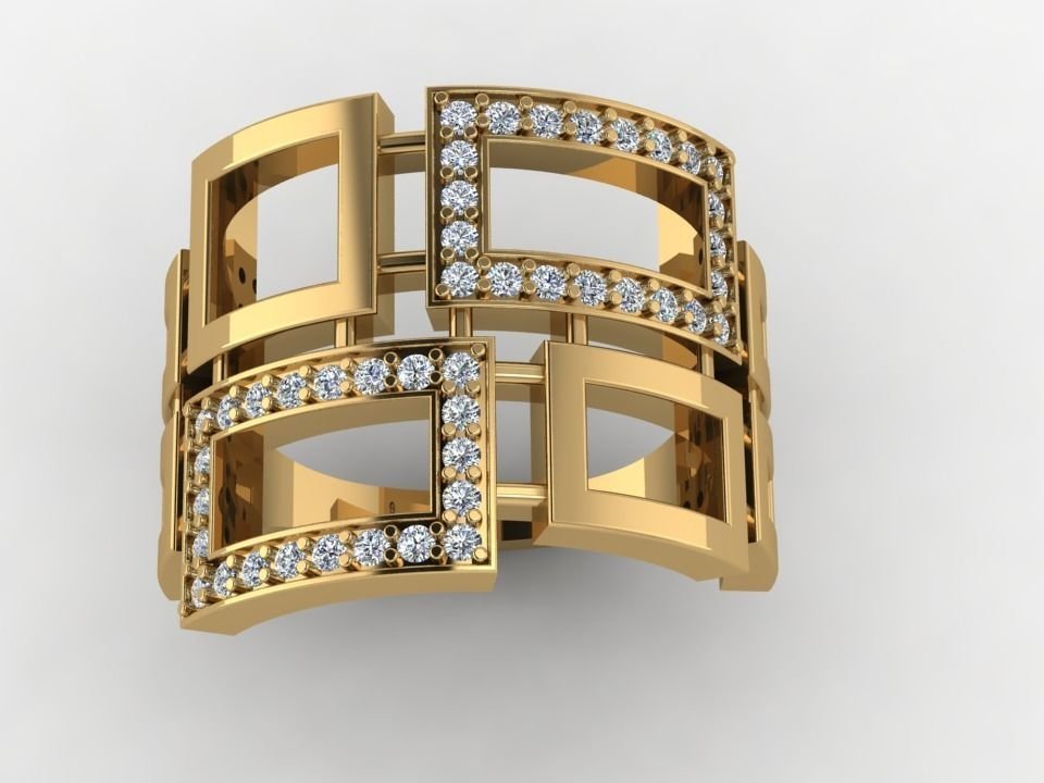 engagement ring Schmuck 3D print model - Mito3D