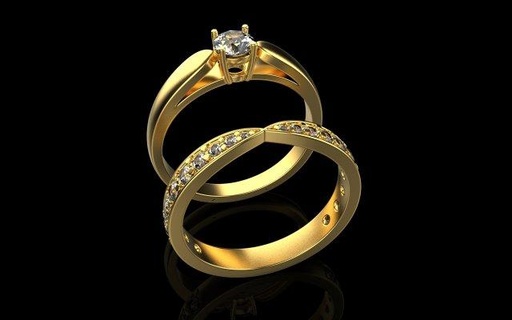 Fidanzamento squillare 1923 anelli gioielleria 3d cad 3dmodel braccialetto orecchino rinoceronte matrice zbrush keyshot magie fa rendering modellazione pendente anello fidanzamento 3d print model - Mito3D