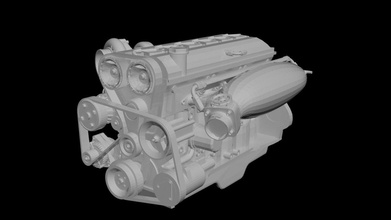 motores 124 modelo coches 3d impresión in automotor 3dexport 3d print model - Mito3D
