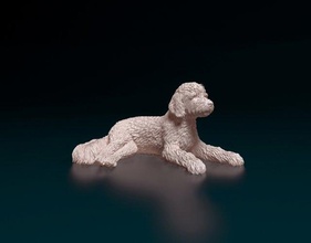 velho inglês cão guarda 3d impressão modelo in estatuetas 3dexport ovelha animal printready stl obj 3d print model - Mito3D