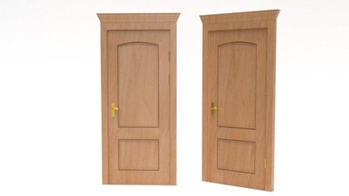 entrance wooden door 3d model in 3dexport realistic woodendoor wood stylish design choclate knob curved metal gate window furniture 3d print model - Mito3D