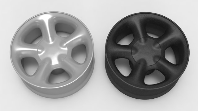 scorta cosworth stampabile cerchio 3d stampa modello in settore automobilistico 3dexport ruota attraverso 3dprint rally fai rcmodding passatempo meccanico parti hotwheels 3D print model - Mito3D