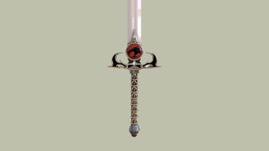espada del augurio - sword of omens 3d print model in scans replicas 3dexport thundercats leono leonn-o 3d print model - Mito3D