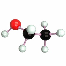 etanol molekül 3d model in tıbbi ekipman 3dexport kimya moleküler yapı kimyasal bilim c2h6o ball and stick organik kristal karbon element bağ 3d print model - Mito3D