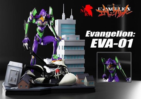 eva 01 anime evangelização monstros criaturas 3d print model - Mito3D