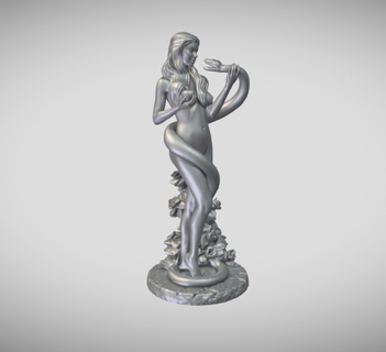 eva estatua 3dprint escultura 3d modelo figurilla bronce antiguo figura Arte esculturas 3d print model - Mito3D