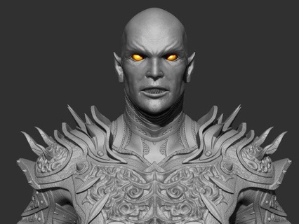 evil elf 3d print model monsters & creatures creature monster character villain 3dprint elfs lordoftherings high-poly anatomy human 3dprinted fictional movie game-ready realistic body 3d print model - Mito3D